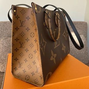 NWT Authentic Louis Vuitton onthego mm brown monogram 2021